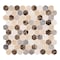 Andova Tiles SAMPLE Amarillo 125 x 125 Natural Stone Honeycomb Mosaic Wall  Floor Tile SAM-ANDAMA101 - alternate 2